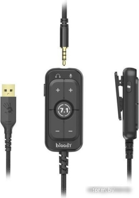 Наушники A4Tech Bloody M590i (черный/желтый) 