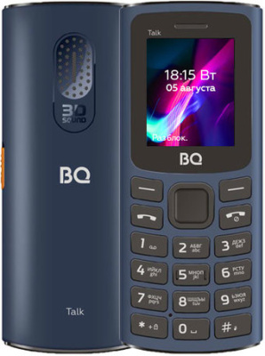 Кнопочный телефон BQ-Mobile BQ-1862 Talk (синий)