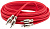 Кабель Aura RCA - RCA RCA-B25 SE (5 м, красный) 