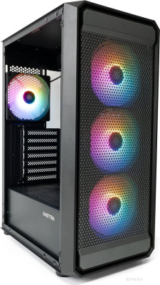 Корпус XASTRA A403 4FRGB (черный) 