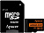 Apacer microSDXC AP128GMCSX10U8-R 128GB (с адаптером) 