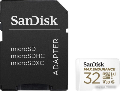 Карта памяти SanDisk microSDHC SDSQQVR-032G-GN6IA 32GB (с адаптером) 
