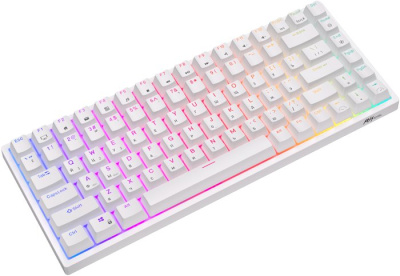 Клавиатура Royal Kludge RK84 RGB (белый, RK Brown) 