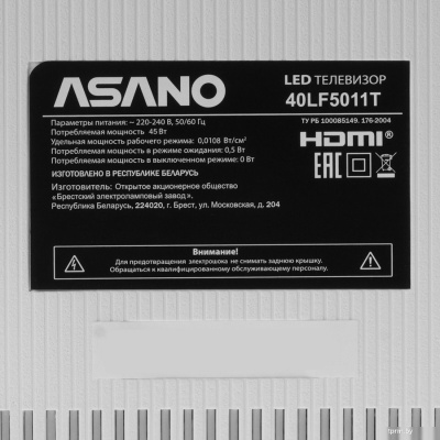 Телевизор ASANO 40LF5011T 
