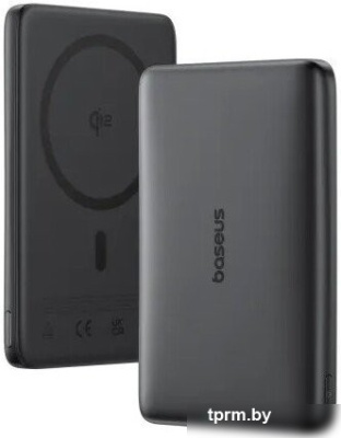 Внешний аккумулятор Baseus PicoGo AM41 Ultra-Slim Qi2 Magnetic Power Bank 10000mAh (черный) 