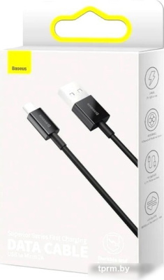 Кабель Baseus CAMYS-A01 USB Type-A - microUSB (2 м, черный) 