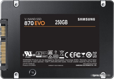 SSD Samsung 870 Evo 250GB MZ-77E250BW 