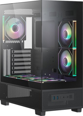 Корпус XASTRA Q500 6ARGB-C10-UC (черный)