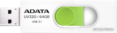 USB Flash A-Data UV320 64GB (белый/зеленый) 