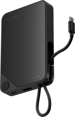 Внешний аккумулятор Momax 1-Power X Built-in USB-C IP152 10000mAh (черный) 