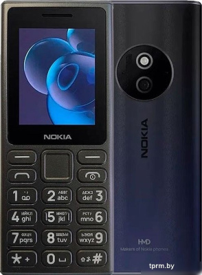Кнопочный телефон Nokia 125 4G (2024) Dual SIM TA-1655 (черный) 