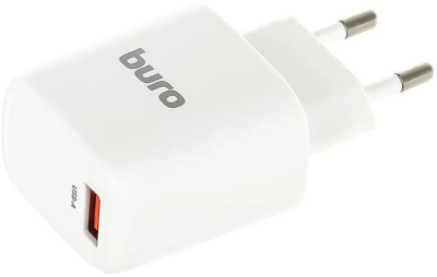 Сетевое зарядное Buro BUWG1 (белый) 