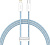 Кабель Baseus Lightning - USB Type-C CALD000103 (2 м, голубой) 
