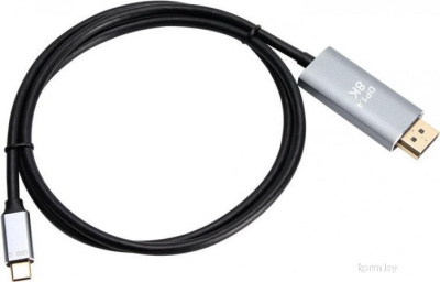 Адаптер VCOM CU480MC-1.8M DisplayPort - USB 3.2 Gen1 Type-C (nan м, черный) 
