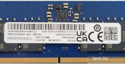 Ramaxel 12ГБ DDR5 SODIMM 4800 МГц RMSB3400KB06IVF-4800 