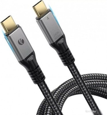 Кабель VCOM CU541M-1.2M USB4 - USB4 (1.2 м, черный) 