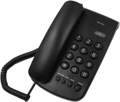 Проводной телефон TeXet TX-241 (черный) 