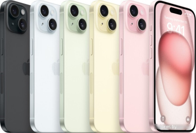Смартфон Apple iPhone 15 128GB (розовый) 