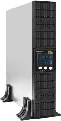 Источник бесперебойного питания ExeGate PowerExpert ULS-1000.LCD.AVR.C13.USB.RS232.SNMP.2U