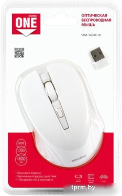 Мышь SmartBuy One 340AG (белый) 
