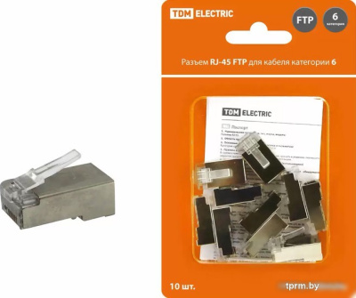 Коннектор TDM Electric SQ0561-0007 RJ-45 FTP (10 шт) 