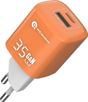 Atomic Crystal G351 GAN 35W USB Type-C (оранжевый) 
