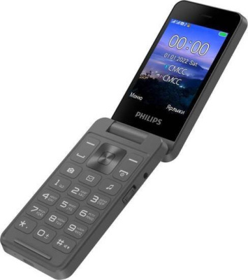 Кнопочный телефон Philips Xenium E2602 (темно-серый) 
