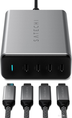 Satechi 165W USB-C 4-Port PD GaN Charger ST-UC165GM-EU 