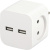 Разветвитель ЭРА SP-2-USB-W Б0049531 