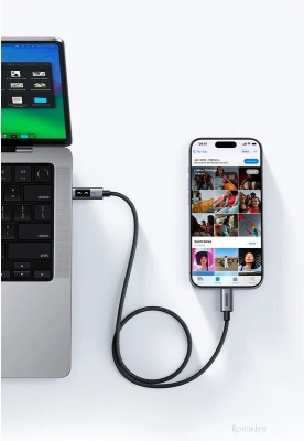 Ugreen L509 35513 USB Type-C - USB Type-C (3 м, серый) 