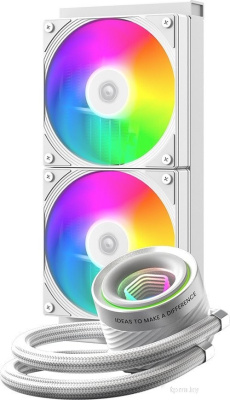 Жидкостное охлаждение для процессора ID-Cooling FX240 INF White 