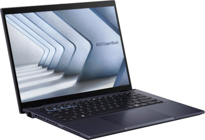 Ноутбук/ ASUS B5404CMA-QN0399 14"(2560x1600 (матовый) WVA)/Intel Core Ultra 7 155U(1.7Ghz)/16384Mb/1024PCISSDGb/noDVD/Int:shared/Cam/BT/WiFi/63WHr/war 1y/1.34kg/Star Black/DOS + магн-алюм корп 