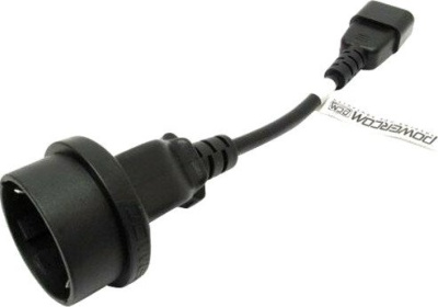 Адаптер Powercom SCUT IEC-320 C14 - Socket Type-F 