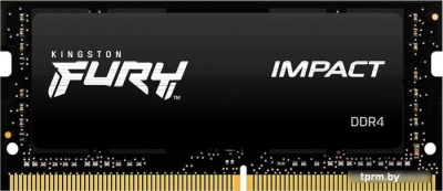 Оперативная память Kingston FURY Impact 16GB DDR4 SODIMM PC4-25600 KF432S20IB/16 