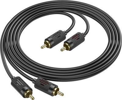 Кабель Hoco UPA29 2 RCA - 2 RCA (1.5 м, черный) 