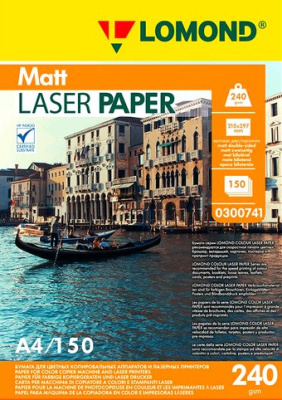 Фотобумага Lomond матовая A4 240 г/м2 150 л 0300741