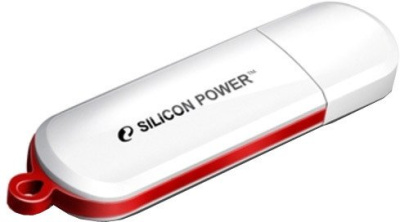 USB Flash Silicon-Power LuxMini 320 White 64GB (SP064GBUF2320V1W) 