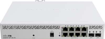 Управляемый коммутатор 2-го уровня Mikrotik CSS610-8P-2S+IN 