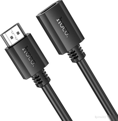 Кабель Hoco US12 HDMI - HDMI (2 м, черный) 