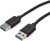 Кабель Cablexpert CC-USB3-AMAM-0.6M USB Type-A - USB Type-A (0.6 м, черный) Кабель Cablexpert CC-USB3-AMAM-0.6M USB Type-A - USB Type-A (0.6 м, черный)