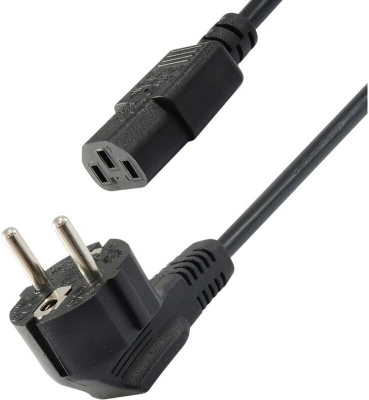 Кабель 5bites PC210-30A IEC320-C13 - Schuko CEE 7/7 (3 м, черный) 