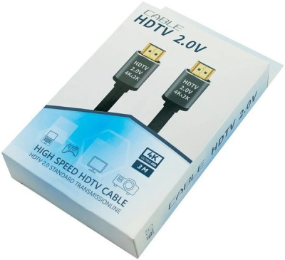 Кабель SIPU CCS HDMI - HDMI 4k (3 м, черный) 