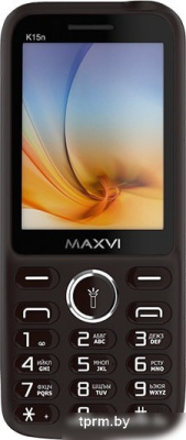 Мобильный телефон Maxvi K15n (коричневый) 