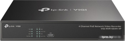 Сетевой видеорегистратор TP-Link Vigi NVR1004H-4P 