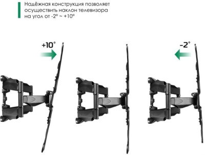 Кронштейн Onkron M5 (черный) 