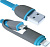 Кабель Defender USB10-03BP (синий) [87487] 