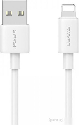 Кабель Usams US-SJ709 USB Type-A - Lightning (1 м, белый) 