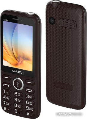 Мобильный телефон Maxvi K15n (коричневый) 
