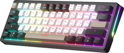 Клавиатура JEGG ZA61 White Black Brown (TNT Yellow) 