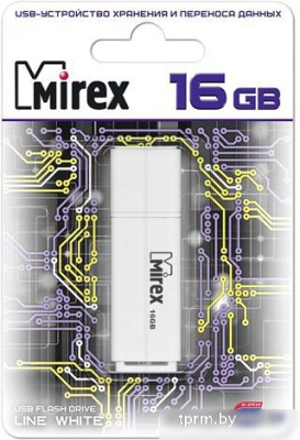 USB Flash Mirex Color Blade Line 16GB (белый) [13600-FMULWH16] 